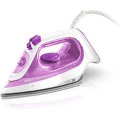 Braun TexStyle 3 SI 3030 PU Steam Iron 2300W - Stylish Pink & White for Effortless Wrinkle Removal!